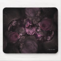 Fractal Floral Red Pinks mousepads
