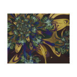 Fractal Floral Wrapped Canvas