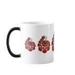 Fractal Gem - Red Red Red Coffee Mugs