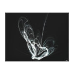 Fractal Lunar Moth Gallery Wrap Canvas
