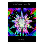 Fractal nautical ornament #2 cards