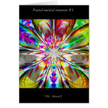 Fractal nautical ornament #3 cards