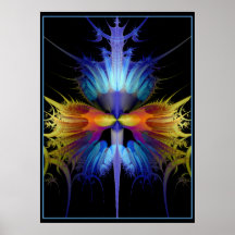 Fractal orchid for the gods print