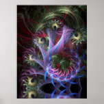 Fractal Ribbons Poster posters