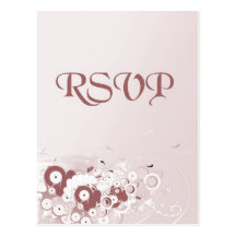 Fractal RSVP Post Card