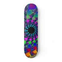 Fractal Spiral: Custom Skateboard