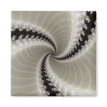 Fractal Spiral Square Magnet