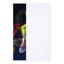 Fractal - Tropical Fish Customized Stationery