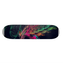 Fractal - Winged Dragon Skate Decks