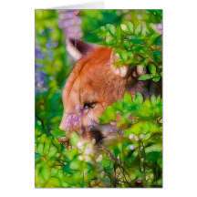 Fractalius Cougar Card