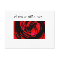 Fractured Rose Post Card