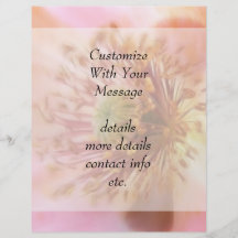 Fragile Bloom - Spring Poppy Personalized Flyer