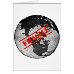 Fragile Earth Greeting Cards
