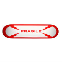 Fragile Symbol Skateboard Pro