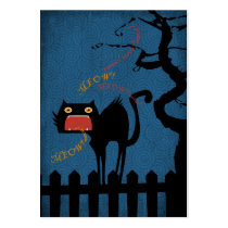 Fraidy Cat Gift Tag Business Card Templates
