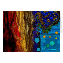 Fram - Abstract Art Greeting Card