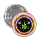 Frame in Orange Red and Yellow Button