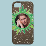 Frame with Christmas Trees on brown bg casemate cases