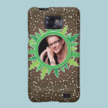 Frame with Christmas Trees on brown bg casemate cases