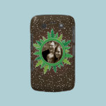 Frame with Christmas Trees on brown bg casemate cases