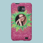 Frame with Christmas Trees on pink bg casemate cases