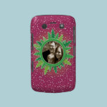 Frame with Christmas Trees on pink bg casemate cases