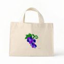 Framed Bunch of Grapes Tote bags