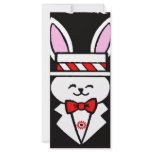 FRAMED BUNNY BLACK rack cards