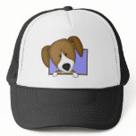 Framed Cartoon Beagle Hat