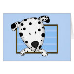 Framed Cartoon Dalmatian Card