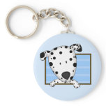 Framed Cartoon Dalmatian Keychain