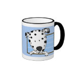 Framed Cartoon Dalmatian Mug