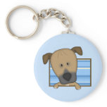 Framed Cartoon Rhodesian Ridgeback Keychain