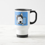 Framed Cartoon Siberian Husky Mug