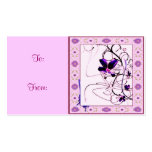 Framed Flowers Gift Tag