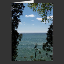 Framed Lake Notecard cards