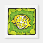 Framed Lemons Refrigerator Magnet