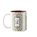 Framed Monogram Coffee mugs
