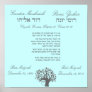 Framed Torah Portion Bar Mitzvah Art Gift Poster