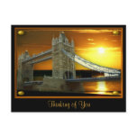 Framed Tower Bridge Sunshine postcards