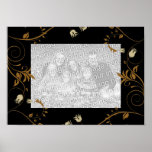 Frames For Your Photo Poster Image Black Gold posters
