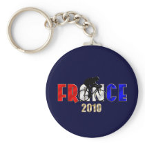 France 2010 Cycling gifts for Cyclists Key Chain