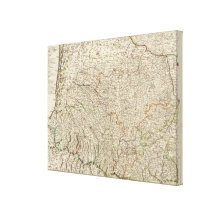 France 35 stretched canvas print