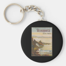 France Biarritz Keychain