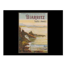France Biarritz Postcards