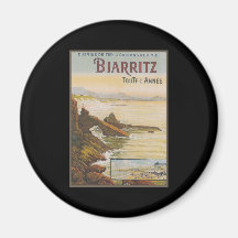 France Biarritz Refrigerator Magnet