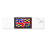 France-Bourgogne Flag bumper stickers