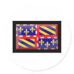 France-Bourgogne Flag stickers