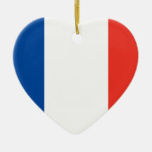 France Christmas Ornament