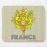 France Coat of Arms mousepads